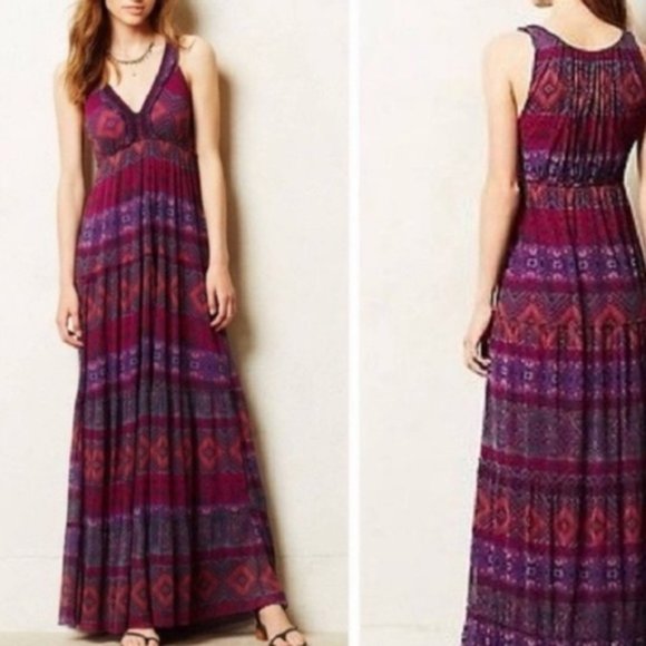 Anthropologie Weston Wear Rubus Maxi Dress - S - Picture 9 of 9